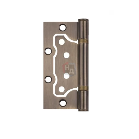 Петля дверная накладная SIBA 2BB 100*75*2.5 AB бронза античная универсальная