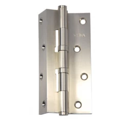 Петля дверная угловая SIBA 2BB 125*75*3 SN никель матовый универсальная (латунная)