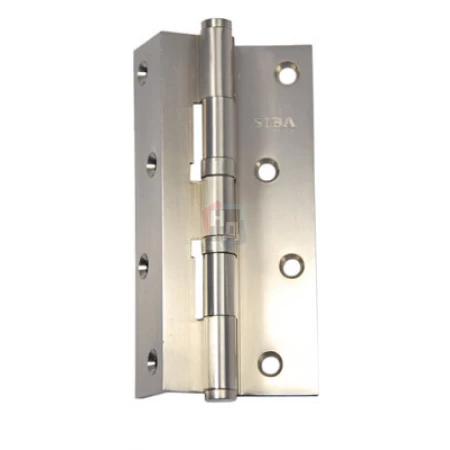 Петля дверная угловая SIBA 2BB 125*75*3 SN никель матовый универсальная (латунная)