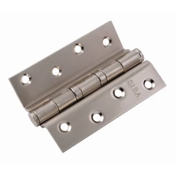 Петля дверная угловая SIBA 2BB 100*75*3 SN никель матовый универсальная