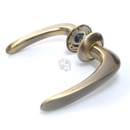 Дверная ручка Armadillo Pava LD42-1AB/SG-6 бронза/матовое золото