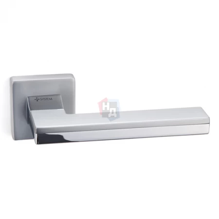 Дверная ручка System LARISSA 100 CBM-CR/CBM хром матовый - хром