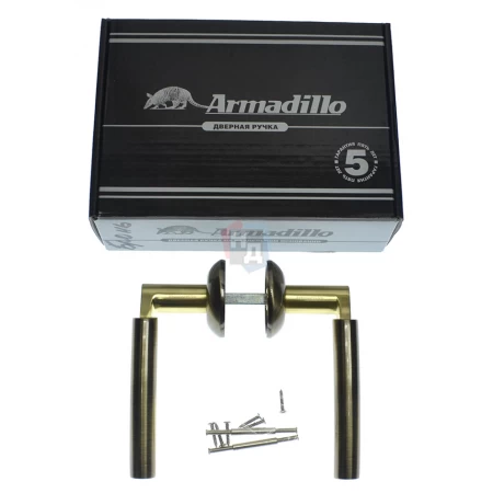 Дверная ручка Armadillo Vega LD21-1AB/SG-6 бронза/матовое золото
