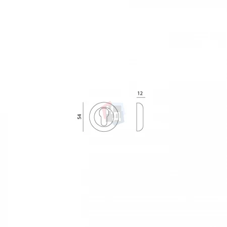 Накладка WC MVM T10 MACC матовая бронза