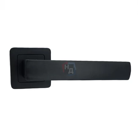 Дверная ручка Trion Libera 74 AL-AL MB (BLACK) черный матовый