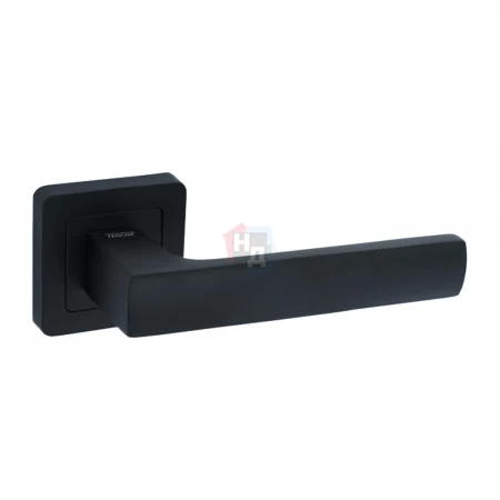 Дверная ручка Trion Libera 74 AL-AL MB (BLACK) черный матовый