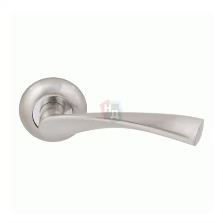 Дверная ручка Comit Vela CM 170 R59 хром/матовый никель