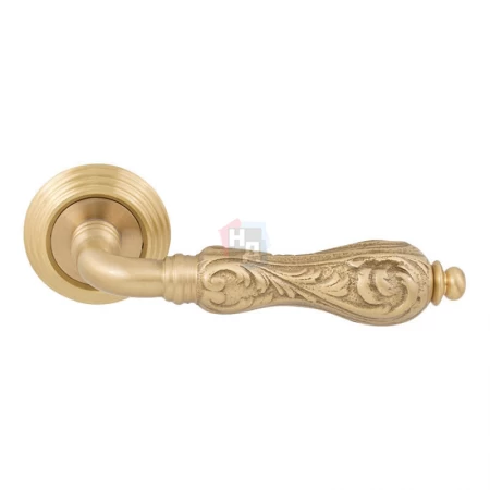 Дверная ручка Fimet Flora 147-269 F02 матовая латунь
