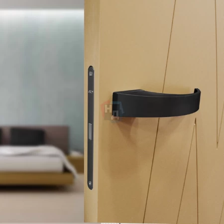 Дверная ручка Tupai Dedos 3094 RT-153 черный матовый