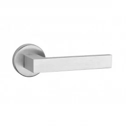Дверная ручка Tupai Square 2275 5S-96 хром матовый