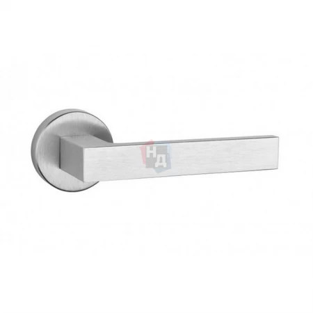 Дверная ручка Tupai Square 2275 5S-96 хром матовый