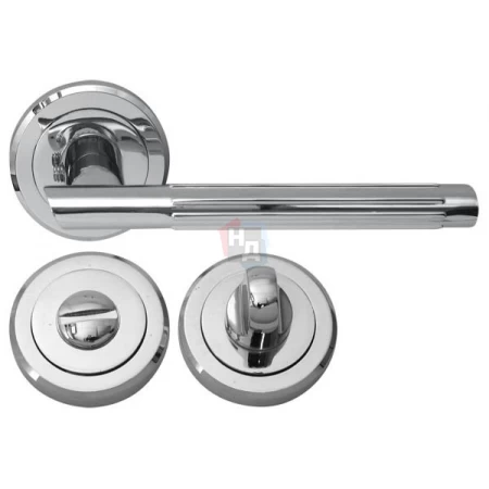 Дверная ручка RDA Milano 5250 с накладками WC хром