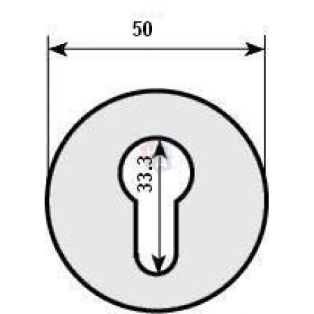 Накладка PZ RDA Eco plus RD 63 G B полированная латунь