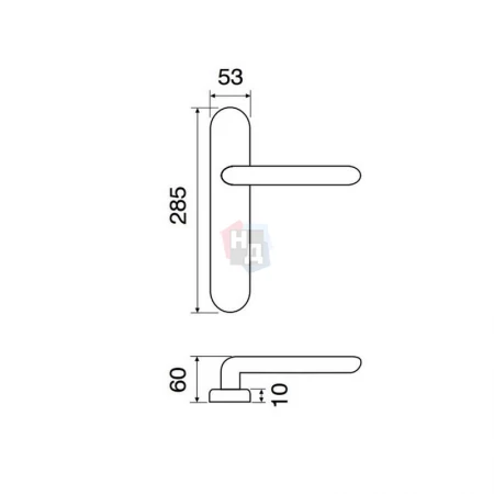 Дверная ручка Fimet Michelle 106-288 F01 полированная латунь под PZ