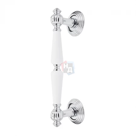 Дверная ручка Fimet Michelle 106PSTG/269 F04 хром/белый фарфор