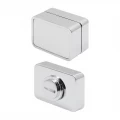 Накладка WC M&T Maximal 000696 Cr хром/белое стекло