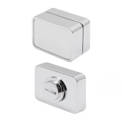 Накладка WC M&T Maximal 000696 Cr хром/белое стекло