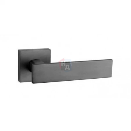 Дверная ручка Tupai LINA 2 2730 Q-153 черный матовый