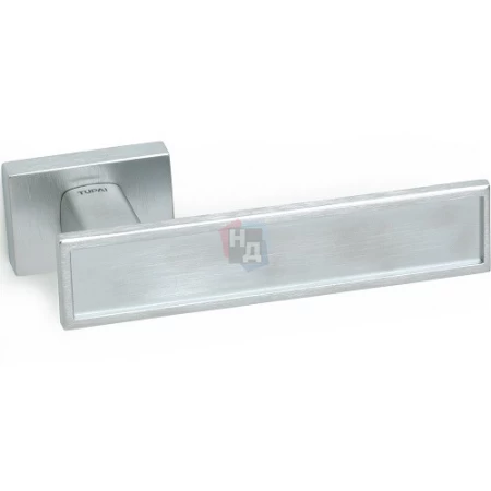 Дверная ручка Tupai LINA 3 3039 RT-96 хром матовый