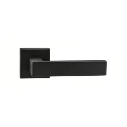 Дверная ручка ORO&ORO QUATTRO 106-15E BLACK черный матовый