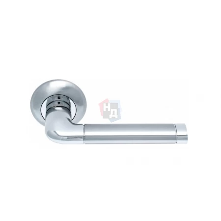 Дверная ручка Safita R14H 096 SC/CP хром матовый / хром