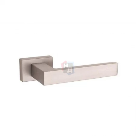 Дверная ручка Tupai SQUARE 2275 RT-142 никель матовый
