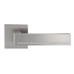 Дверная ручка ORO&ORO QUATTRO Swarovski 106CR-15E MSN никель матовый