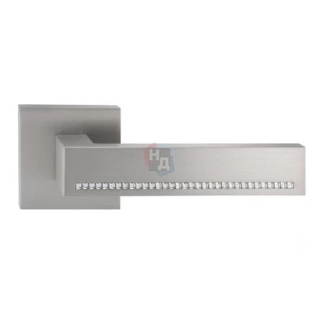 Дверная ручка ORO&ORO QUATTRO Swarovski 106CR-15E MSN никель матовый