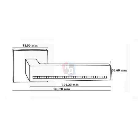 Дверная ручка ORO&ORO QUATTRO Swarovski 106CR-15E MSN никель матовый
