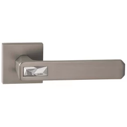Дверная ручка ORO&ORO GALASSIA Swarovski 108CR-15E SCH хром матовый