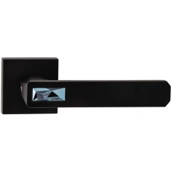 Дверная ручка ORO&ORO GALASSIA Swarovski 108CR-15E BLACK черный матовый
