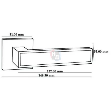Дверная ручка ORO&ORO PRESTIGE 204-15E New Gray антрацит