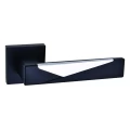 Дверная ручка ORO&ORO LEA 075-15E BLACK/CP черный матовый, хром