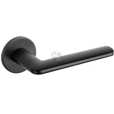 Дверная ручка Tupai ELIPTICA 3098 5S-153 черный матовый
