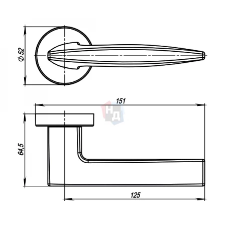 Дверная ручка Armadillo SQUID URB9 OB-13 бронза античная