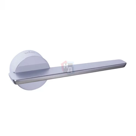 Дверная ручка Yalis 229 PC/SW хром полированный/белый