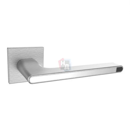 Дверная ручка Yalis 269 MSC/PC хром матовый/хром полированный