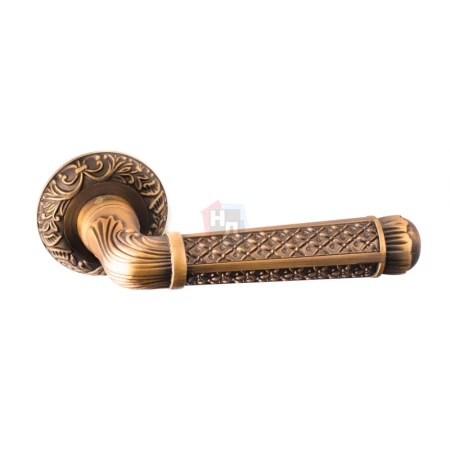 Дверная ручка Safita R08H 195 YB кофе