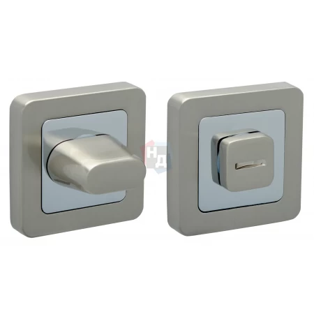 Накладка WC Safita WC SQ SN/CP матовый никель / хром