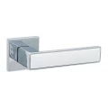 Дверная ручка Safita MIRROR HS WP/CP белый/хром