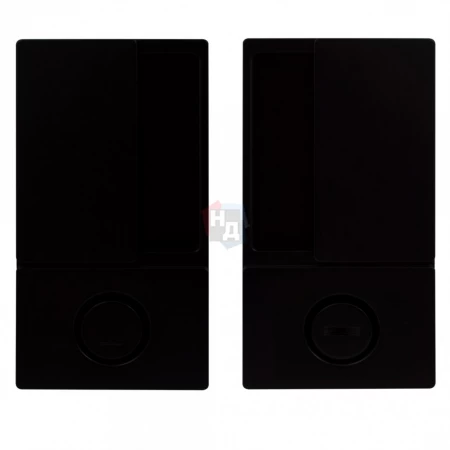 Ручка для распашных дверей AGB WAVE WC черный матовый (B300020093)