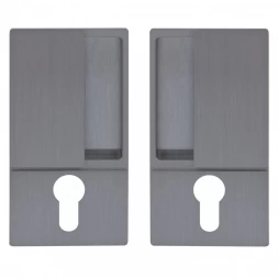 Ручка для распашных дверей AGB WAVE PZ хром матовый брашированный (B300030032)