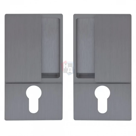 Ручка для распашных дверей AGB WAVE PZ хром матовый брашированный (B300030032)