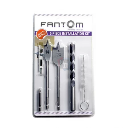 Монтажный набор для дверного стопора Fantom Стальной