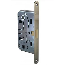 Замок межкомнатный AGB Mediana Polaris 2XT WC латунь античная (зелёная бронза) (B061025012)