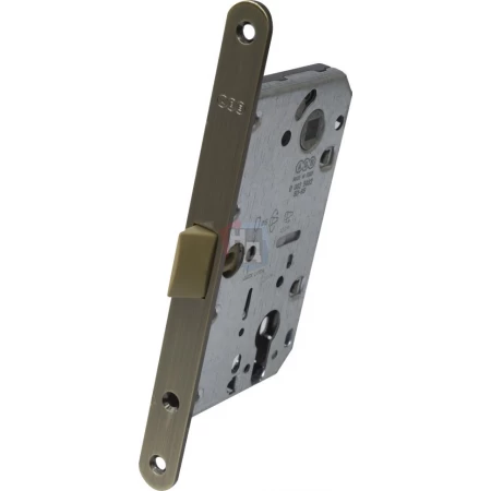 Замок межкомнатный AGB Mediana Evolution PZ латунь античная (зелёная бронза) (B011035012)