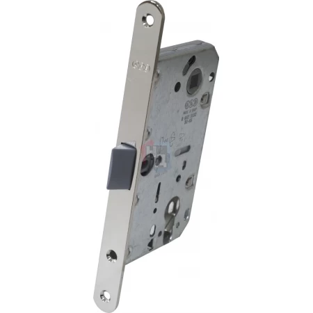 Замок межкомнатный AGB Mediana Evolution PZ никель (хром полированный) (B011035006)