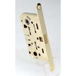Замок межкомнатный AGB Mediana Polaris 2XT WC латунь (B061025003)