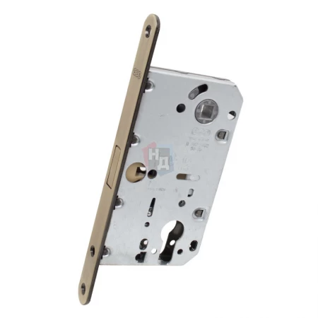 Замок межкомнатный AGB Mediana Polaris 2XT PZ латунь античная (зелёная бронза) (B061025012)