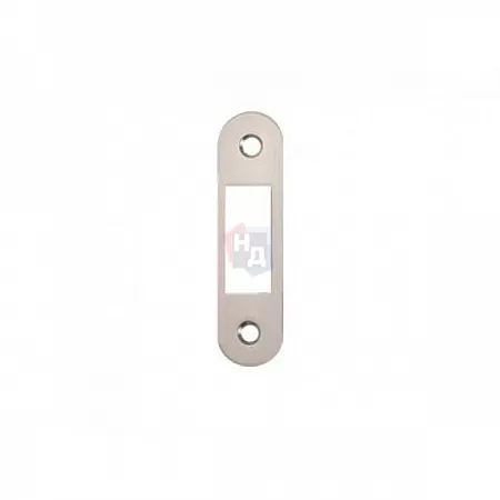 Ответная планка Siba 10590 SN (DUZ) без отбойника никель матовый